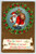 Santa Claus Christmas Postcard Holly Wreath Toy Sack Embossed Vintage 1910