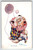 Bonzo Dressed Puppy Dog Monocle Glasses Balloon Postcard Fantasy Anthropomorphic