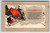 Christmas Postcard AM Davis 1919 Rustic Country Scene Vintage Cottage Trees