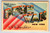 Greetings From Penn Yah Finger Lakes New York Postcard NY Large Big Letter Linen