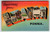 Greeting From Lebanon PA Large Letter Postcard Pennsylvania Linen Unused Tichnor