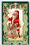 Santa Claus Christmas Postcard Saint Nick Holding Whip &Toys Nash Unused Vintage