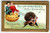 Thanksgiving Postcard HBG Signed HB Griggs Turkey Children On Pumpkin Fantasy