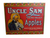 Uncle Sam Yakima Valley Apples Crate Label Original Vintage 1930's Patriotic