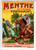 Menthe Mitcham Peppermint Liquor Paper Label 1920s Original Vintage Ranger Horse