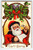 Santa Claus Christmas Postcard Holding Reading Glasses Stecher Series 230 Emboss