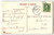 Christmas Wishes Postcard Gold Bells Church Barton & Spooner Gel 1912 Ser 7002
