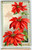 Merry Christmas Postcard Tucks Poinsettias Embossed Series 518 Vintage 1912
