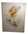 Victorian Art Print Women Fancy Flower Hat With Bouquet Lithograph 1908 Original