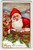Santa Claus Christmas Postcard Jolly Face Saint Nick Toys Church Chimney Ser 61B