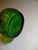 Clarence & Bob Maul Bros Inc Green Translucent Glass Bottle 1972 Millville NJ