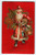 Santa Claus Christmas Postcard Old World Gold Long Suit Coat Nash Series 29