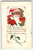 Santa Claus Christmas Postcard Saint Nick Poinsettia Flowers Embossed 1922