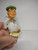 ANRI Chef Stirs Bowl Bottle Stopper Carved Puppet Man Barware Vintage Mechanical