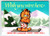 Garfield Wish You Were Here Postcard Jim Davis Comic Orange Tabby Cat On Skiis