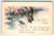 New Year Postcard Snow Covered Rustic Pond Trees Birds Gartner & Bender 1921