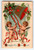 New Year Postcard Cherub Angels Ring Bell Vintage 1910 Embossed Holly Leaves