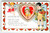 Valentines Day Postcard Just Picture This Little Dan Cupid Vintage Embossed