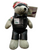 Motorcycle Grey Leather Bear In Bandana Stamp Plush Toy Doll Figure Tags 2003