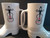 2 Beer Mugs KOA Resort Plastic Boot Shaped Nashville Tennessee Guitar Hat Music