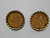 Tiki Hula Girl Vintage Bottle Caps Set of 2 Different Punch Soda Hawaiian Hawaii