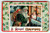 Santa Claus Christmas Postcard Old World Green Suit Hat Children At Window 1910