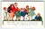 Santa Claus Surrounded By Children Christmas Postcard Embossed Vintage Greetings