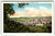 Panoramic View Of Kingsport Tennessee Postcard Vintage Linen Unused Tenn