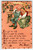 Valentines Day Postcard Tuck Series 114 Irish Man Women Shamrocks Vintage 1912