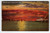 Ship Boat Postcard Sunset Guardians Of Golden Gate San Francisco California PNC