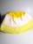 Vintage Children's Beach Hat The King Yellow White Japan Retro Mod 1960s Unused