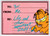 Garfield Cat Postcard You Me Life And Other Stuff Jim Davis 1978 Cartoon Unused