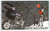 Halloween Postcard Witch On Motorcycle Moon Bats Black Cat Flying Rabbit 1993