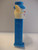 Pez Blue Circus Clown Candy Container Vintage Slovenia 1970 On Back Retro