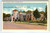 Womens Club Memorial Hall Library Gastonia North Carolina Vintage Linen Postcard