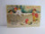 Christmas Postcard Die-cut Fold Over Lads And Lassies In The Snow Merrimack 1981