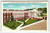 University Hospital Building Charlottesville Virginia Postcard Linen Vintage