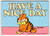 Garfield Have A Nice Day Postcard Cat Jim Davis Comic Orange Tabby Kitten 1978