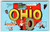 Greetings From Ohio Postcard Map Giant Tire Pig Steel Glass Pottery Linen Kropp