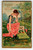 Decoration Memorial Day Postcard Patriotic Women Red White Blue Dress Gravestone