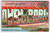 Greetings From Owensboro Kentucky Postcard Large Letter Linen Curt Teich Unused