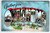 Greetings From Oklahoma Postcard Large Letter Kropp Vintage Will Rogers Linen