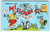 Greetings From Missouri Postcard Map Hillbilly Donkey Skunk Beer Linen EC Kropp