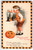 Halloween Postcard Boy Lit Candles JOL Ellen Clapsaddle Wolf Series 31 Checkered