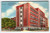 St. Paul's Hospital Building Dallas Texas Linen Postcard Curt Teich Vintage