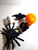 Lot of 5 Halloween Vintage Toys Black Cat Ghost Spider Bat JOL Hong Kong 1960s