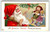 Santa Claus Christmas Postcard Dancing Gnome Elf Stecher 1919 Embossed Vintage