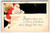 Santa Claus Christmas Postcard Chimney Top Moon Stars 1924 Health Stamp Gibson