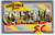 Greetings From Columbia South Carolina Large BigLetter Linen Postcard SC Unused
