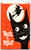 Halloween Vintage Trick Or Treat Goodie Bag Black Cat Face Witch On Broom Moon